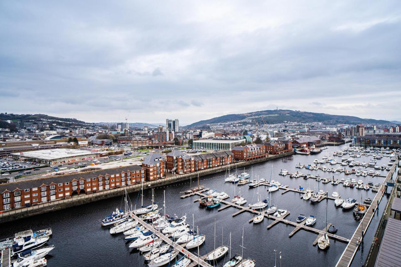 Coastal City Rooms - Waterfront Swansea Ngoại thất bức ảnh